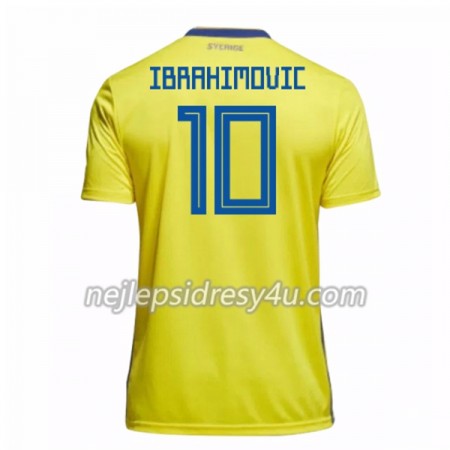 Fotbalový Dres Švédsko Ibrahimovic 10 Domácí MS 2018